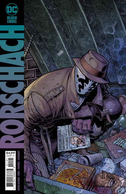 Rorschach #11 (Of 12) B Arthur Adams Variant (Mr) (08/10/2021) Dc