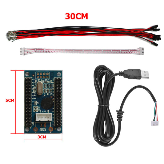 RAC-C300 5Pin Zero Delay USB Encoder For PC Arcade Joystick Button Board Cables