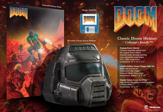 Classic Doom Helmet Collector's Bundle (PlayStation 4/Toys)