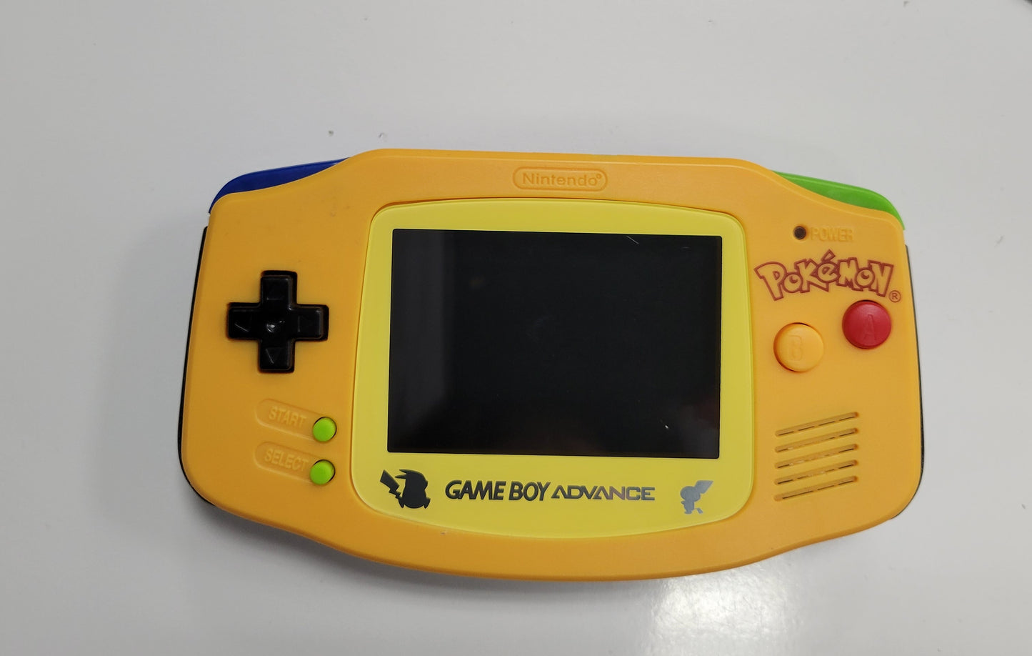 Custom Pokemon Game Boy Advance w/Backlit Screen and Rechargable USB-C Battery (Gameboy Advance)