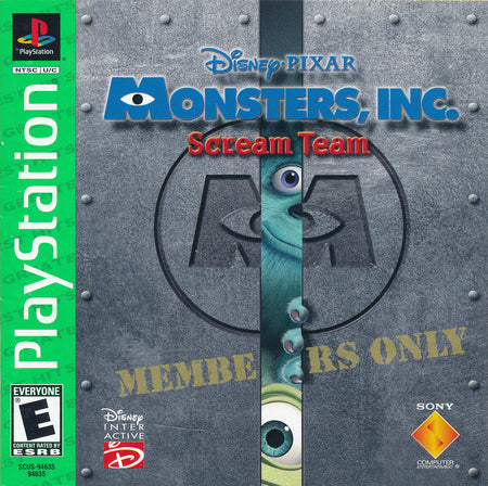 Monsters, Inc. Scream Team (Greatest Hits) (Playstation)