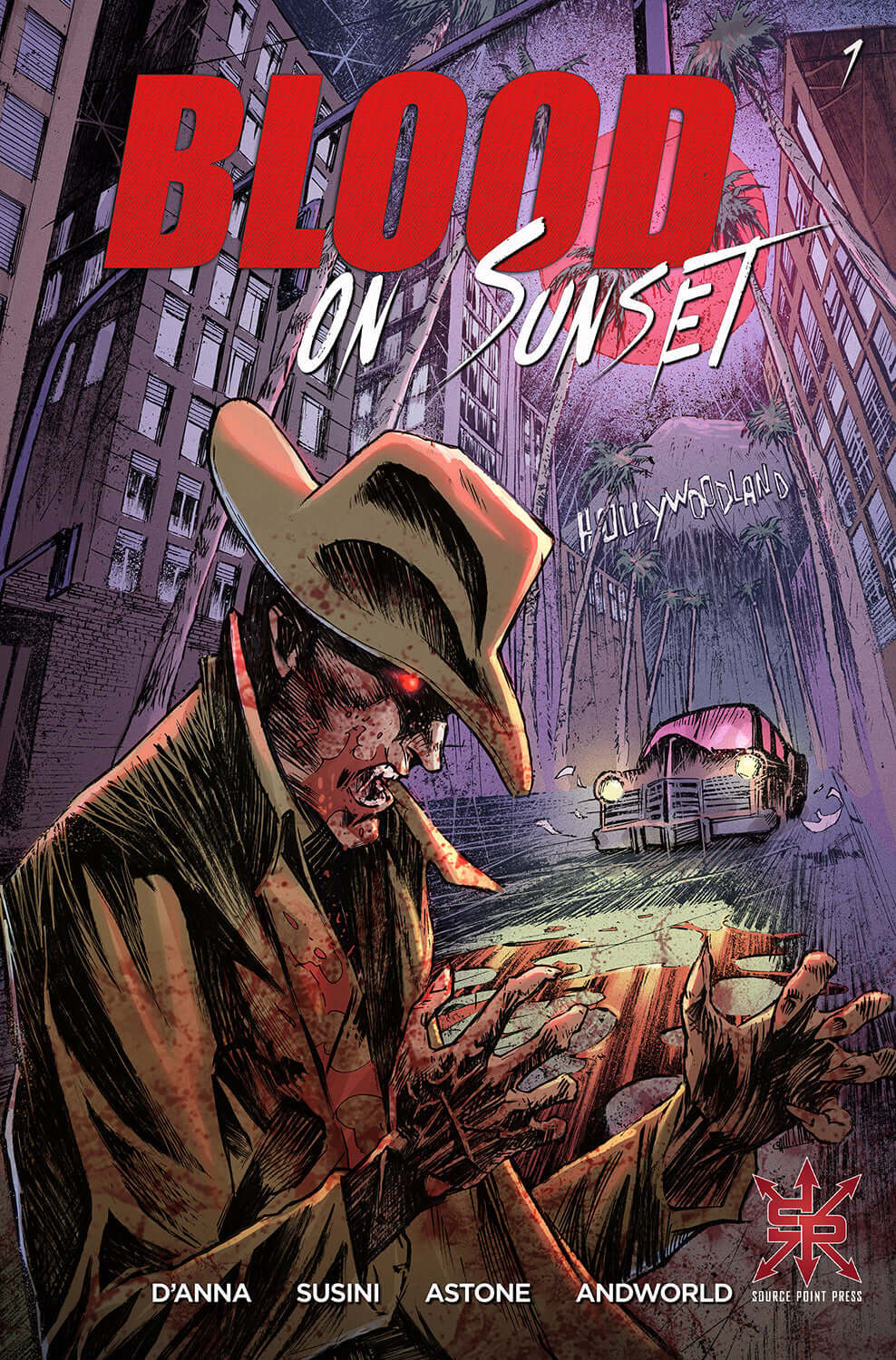 Blood On Sunset #1 (Of 5) A Susini (Mr) (12/29/2021) Source Point