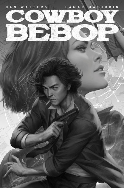 Cowboy Bebop #1 F Stanly Lau Artgerm B&W (01/26/2022) Titan