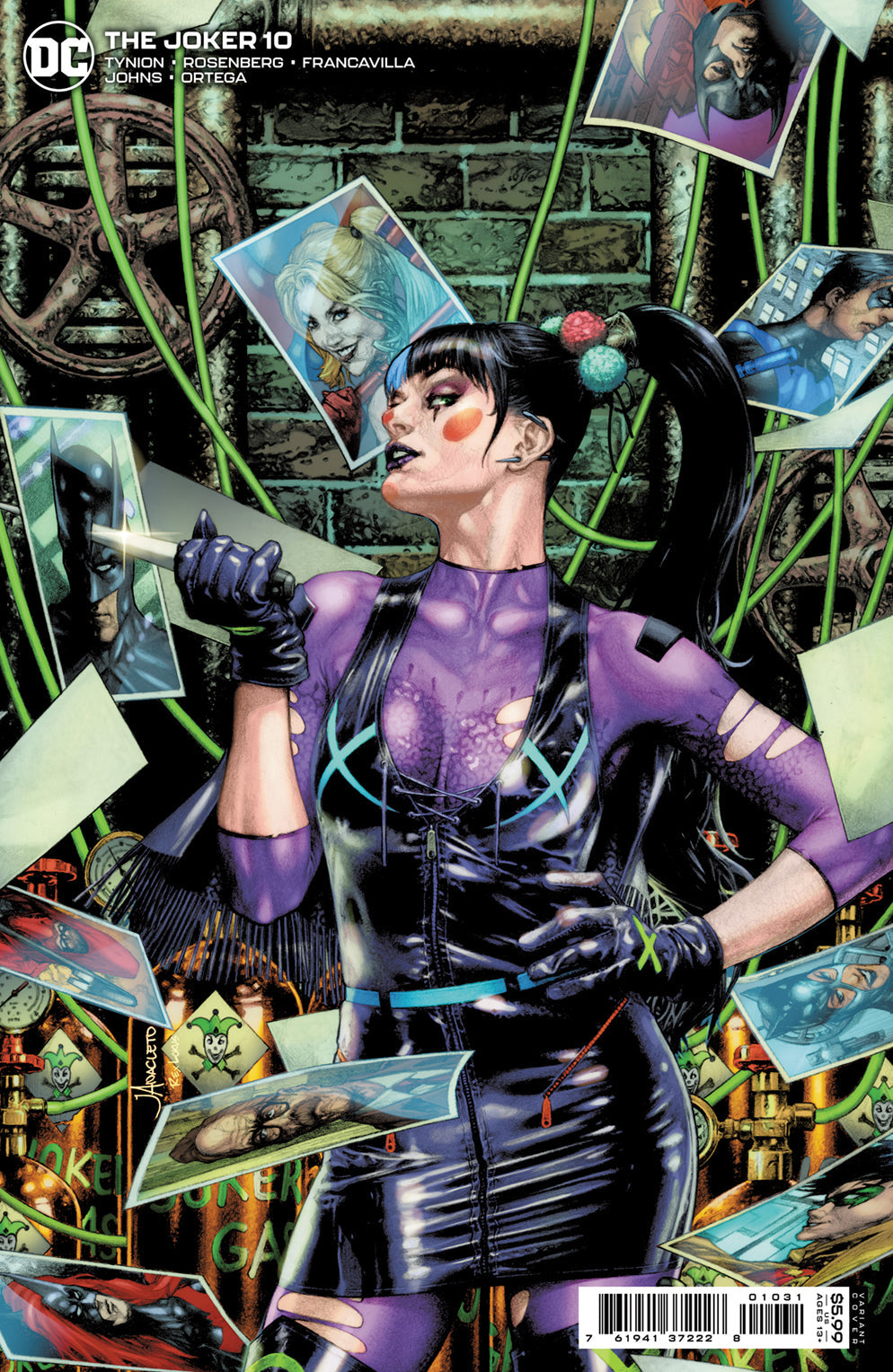 Joker #10 C Jay Anacleto Variant Puncline (12/14/2021) Dc