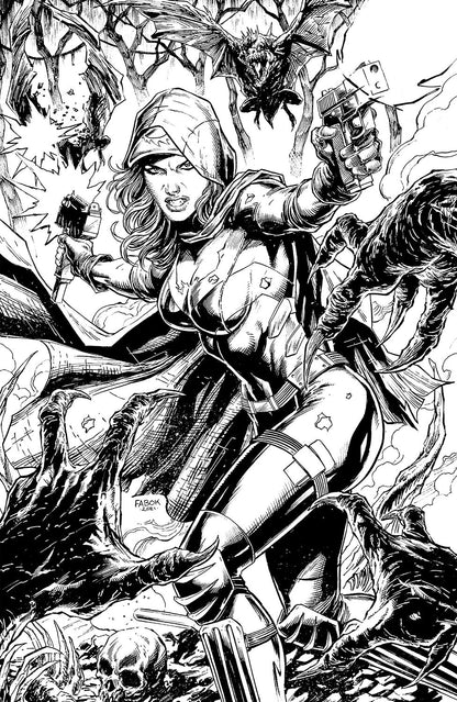 Nocterra #7 F 1:25 Jay Fabok B&W Virgin Variant (Mr) (02/02/2022) Image