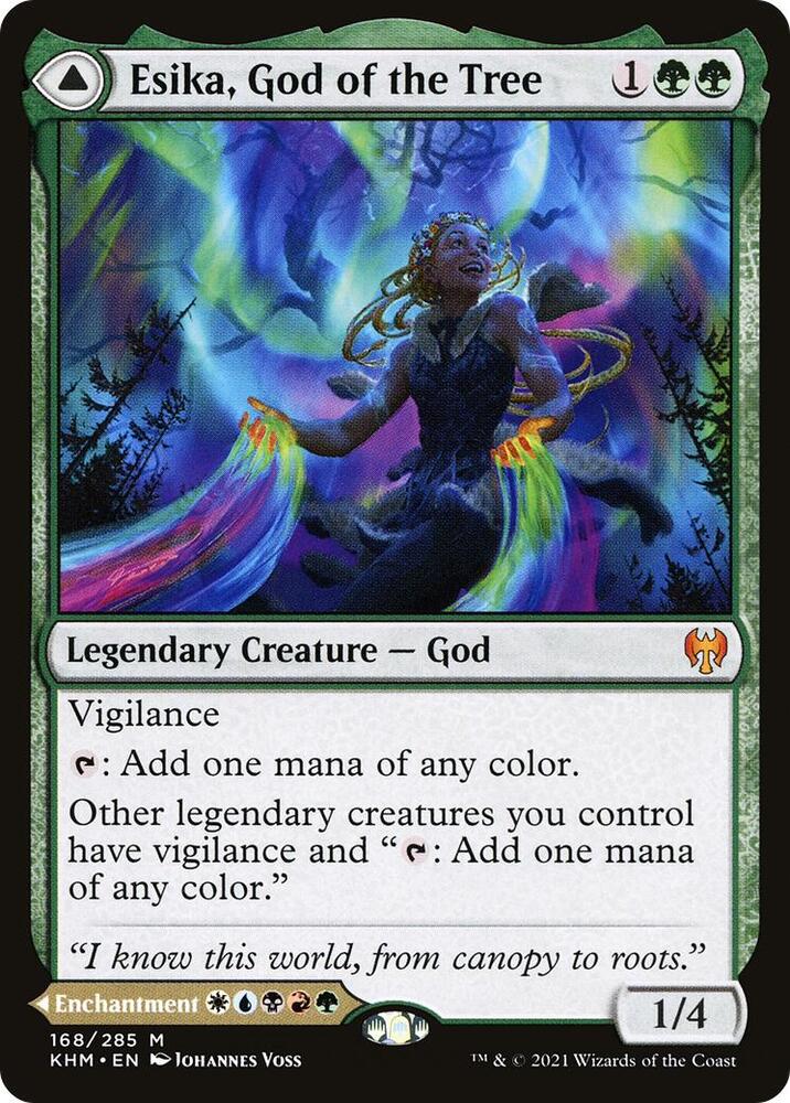 MTG: Esika, God of the Tree//The Prismatic Bridge - Kaldheim (TCG)