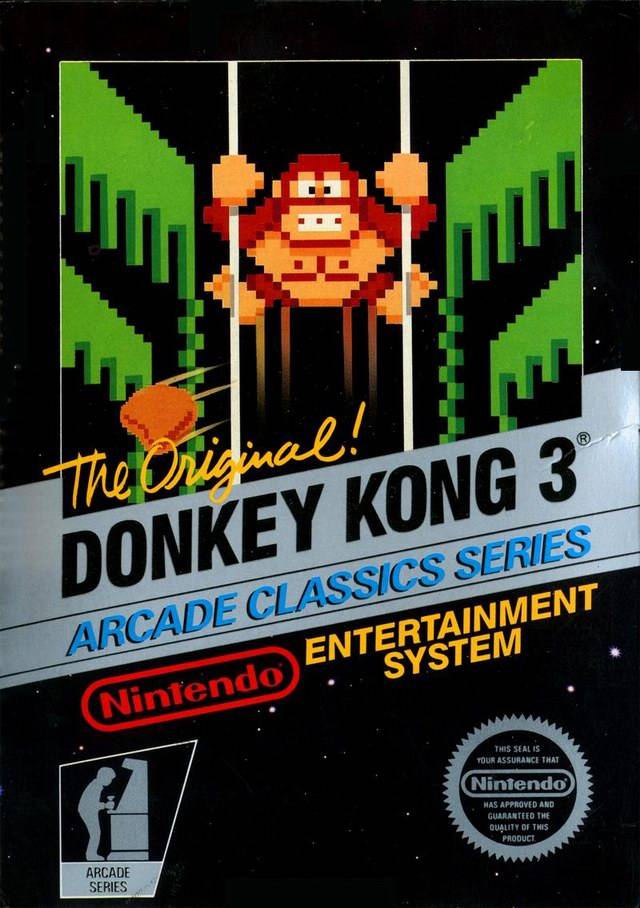 Donkey Kong 3 (5-Screw Variant) (Nintendo NES)