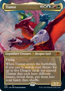 MTG: Tiamat (Borderless) - Adventures in the Forgotten Realms (TCG)