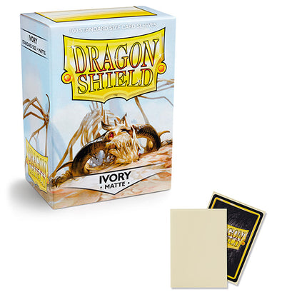 Dragon Shield Sleeves: Standard - Matte Ivory (TCG)