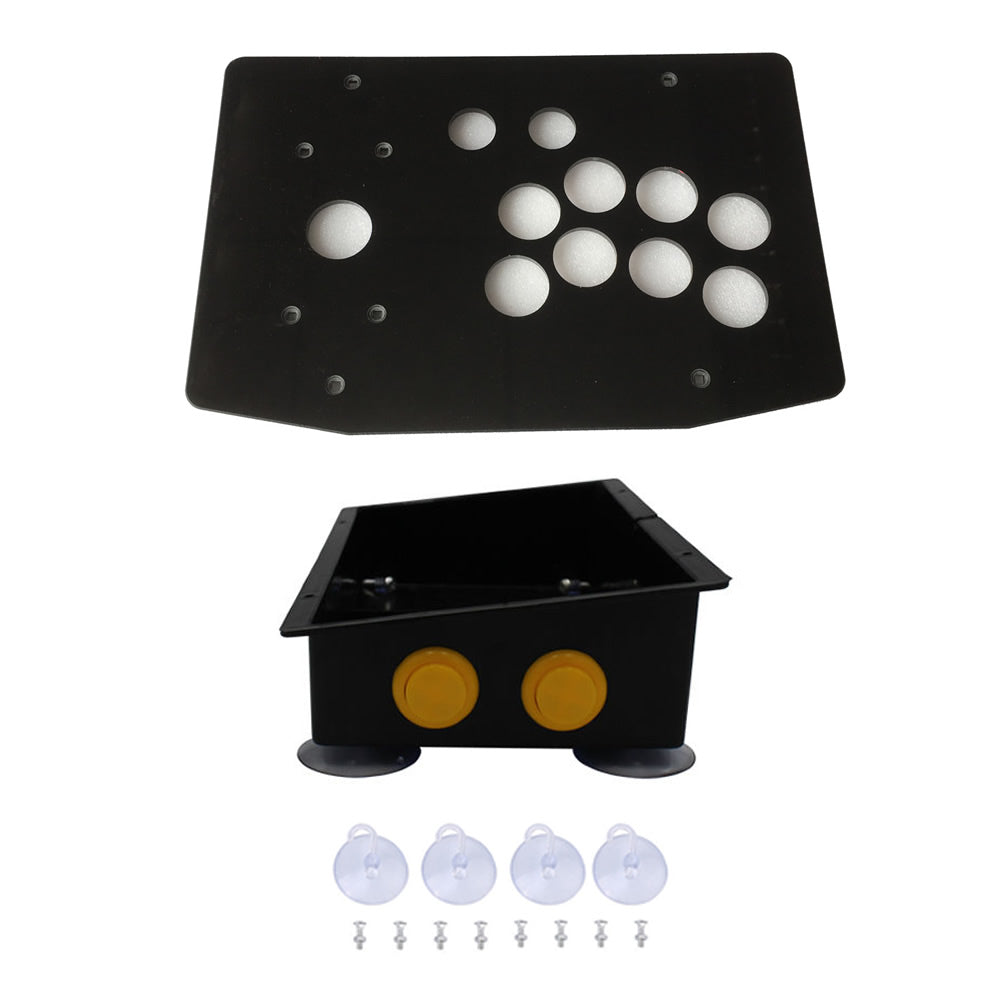 RAC-K500L Acrylic Panel Inclined Plane Case 24/30mm Button Hole DIY Arcade Joystick Kits