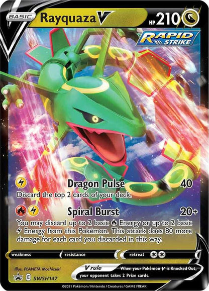 Pokemon TCG: Rayquaza V - SWSH147 - SWSH: Sword & Shield Promo Cards (TCG)