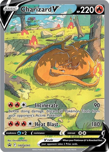 Pokemon TCG: Charizard V - SWSH260 - SWSH: Sword & Shield Promo Cards (TCG)