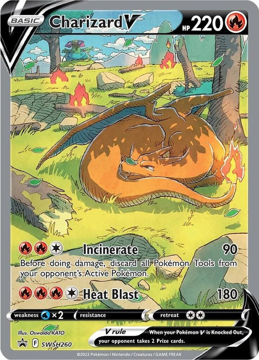 Pokemon TCG: Charizard V - SWSH260 - SWSH: Sword & Shield Promo Cards (TCG)