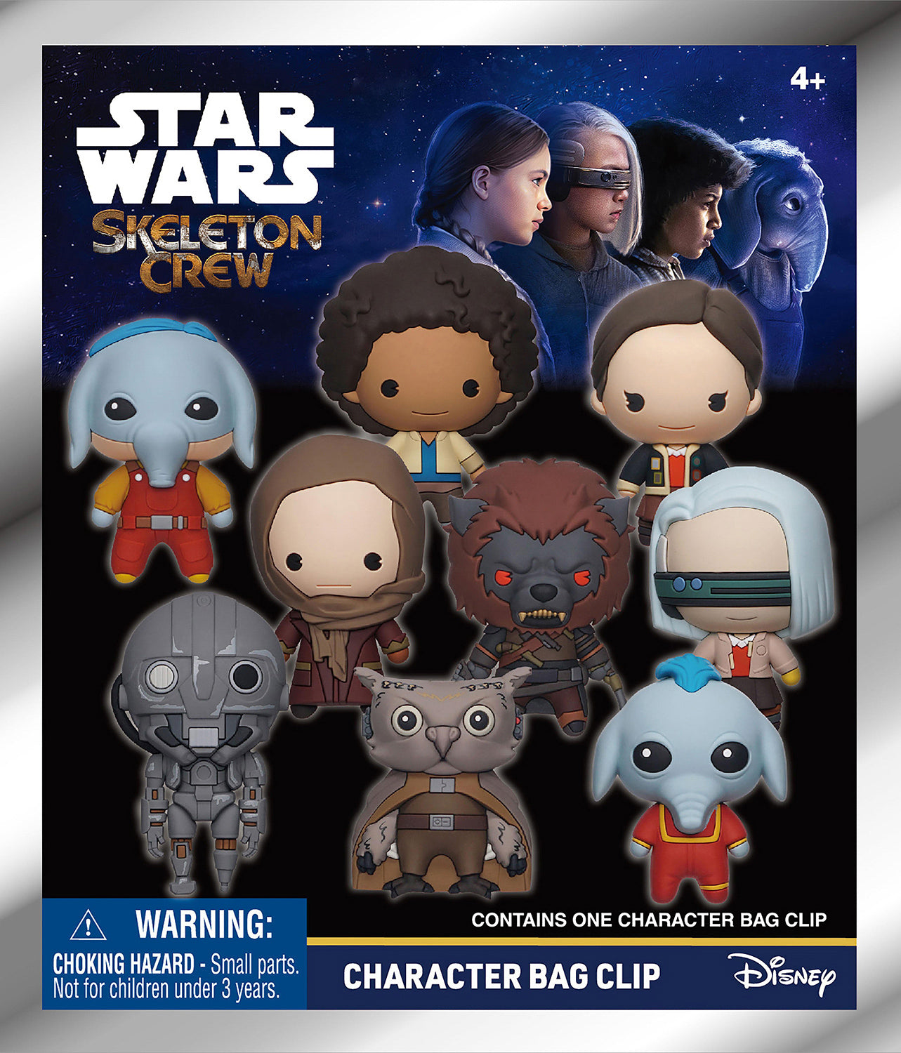 Star Wars - Skeleton Crew 3D Foam Bag Clip (Toys)
