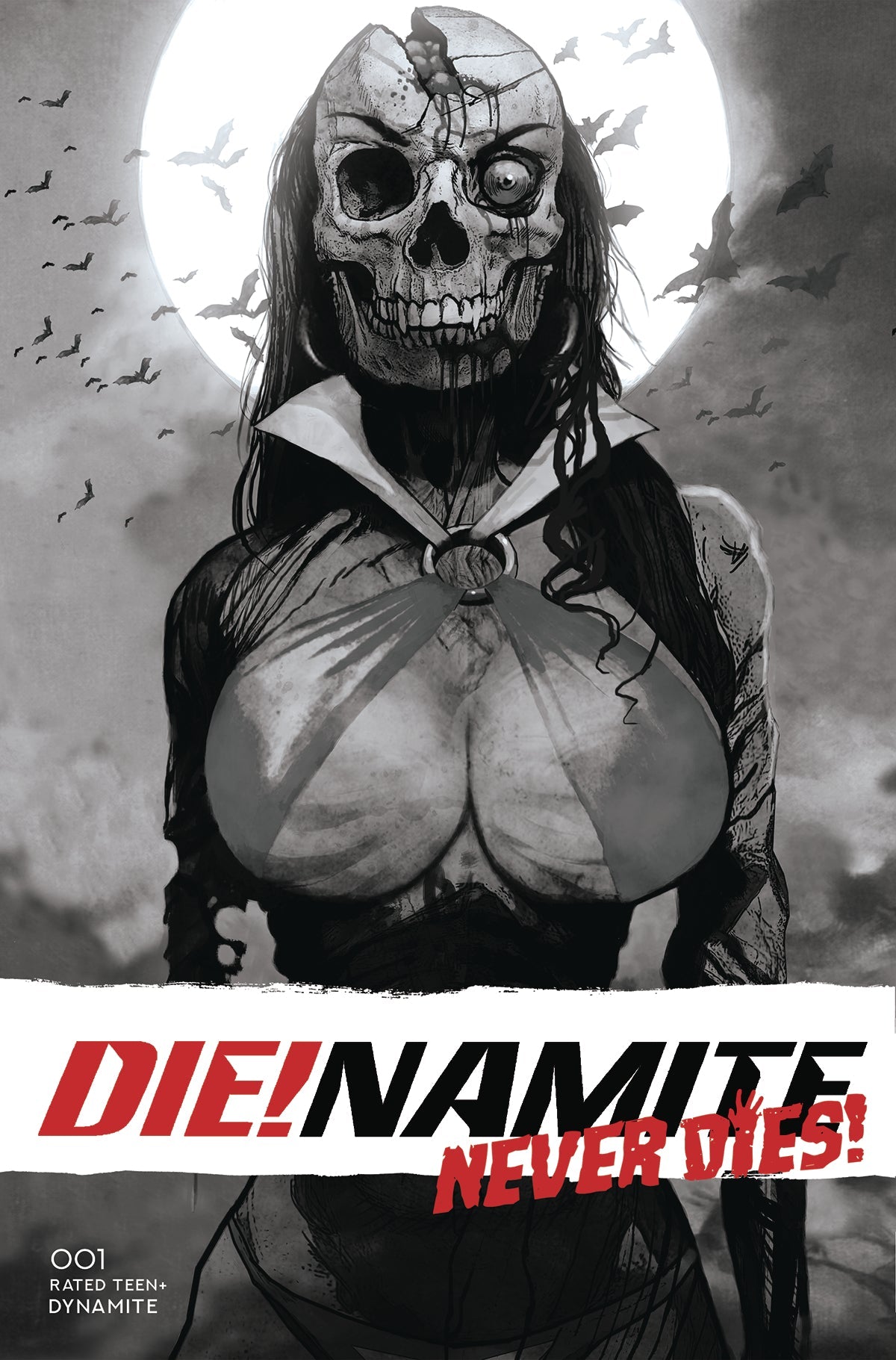 Die!Namite Never Dies #1 I 1:25 Arthur Suydam B&W Variant (C: 0 (03/02/2022) Dynamite
