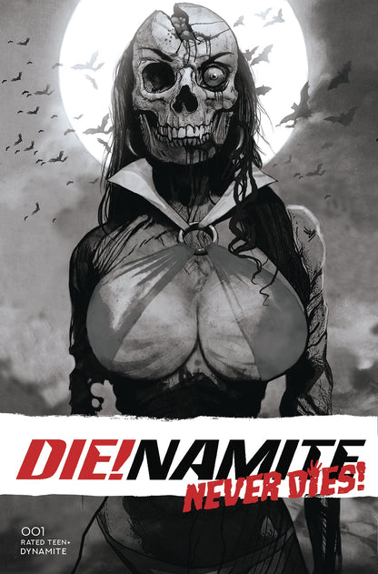Die!Namite Never Dies #1 I 1:25 Arthur Suydam B&W Variant (C: 0 (03/02/2022) Dynamite