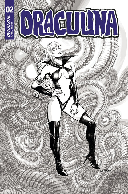Draculina #2 G 1:20 Rafael Kayanan B&W Variant (03/09/2022) Dynamite