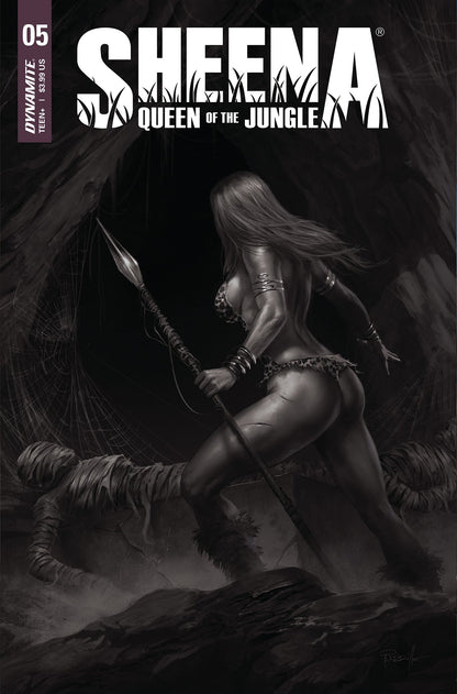 Sheena Queen Jungle #5 H 1:25 Lucio Parrillo B&W Variant (04/13/2022) Dynamite