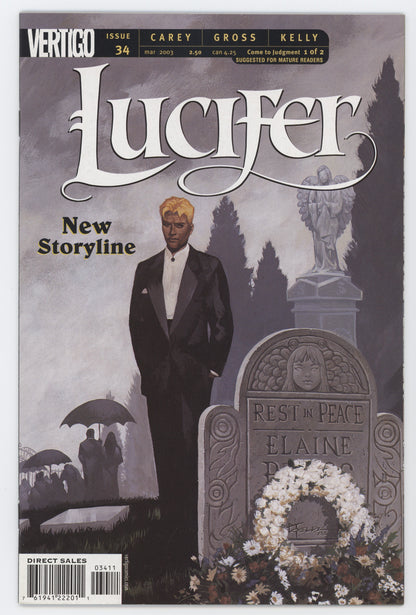 Lucifer 34 DC Vertigo 2003 NM Sandman Mike Carey GGA