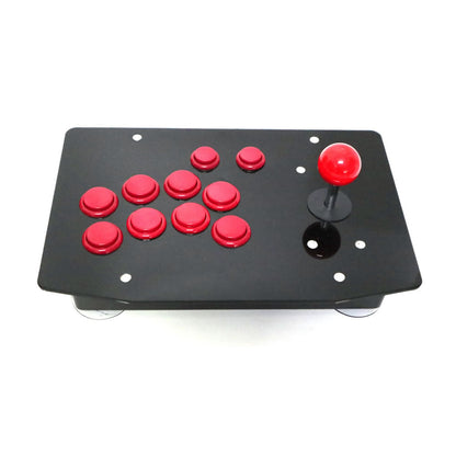 RAC-J500S 10 Buttons Right Handed Arcade Joystick USB Wired Black Acrylic Panel For PC