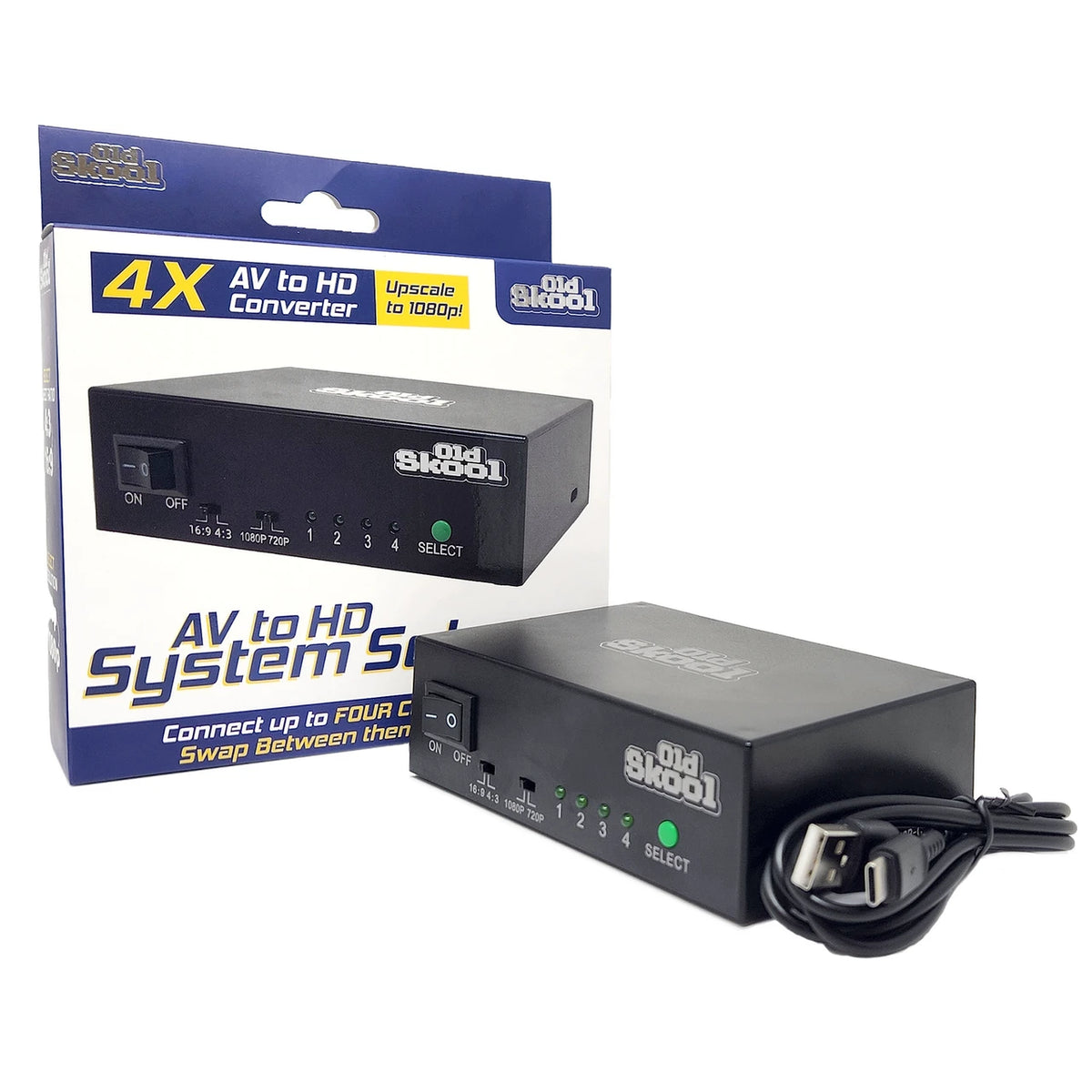Old Skool AV to HD System Selector (Multi-System)