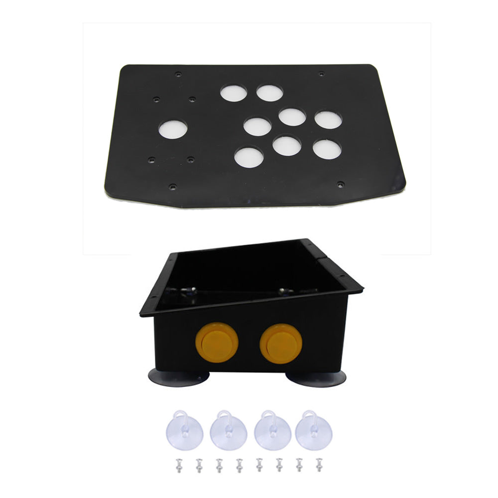 RAC-K500L Acrylic Panel Inclined Plane Case 24/30mm Button Hole DIY Arcade Joystick Kits