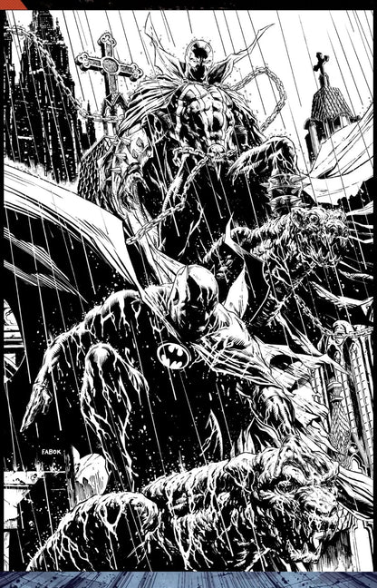Batman Spawn #1 (One Shot) L 1:25 Jason Fabok Variant (12/13/2022) Dc