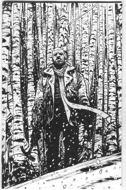 Walking Dead 7 Image 2018 15th Anniversary Daniel Warren Johnson BW Virgin Variant Blind Bag