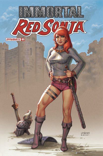 Immortal Red Sonja #1 C Joseph Michael Linsner (04/13/2022) Dynamite