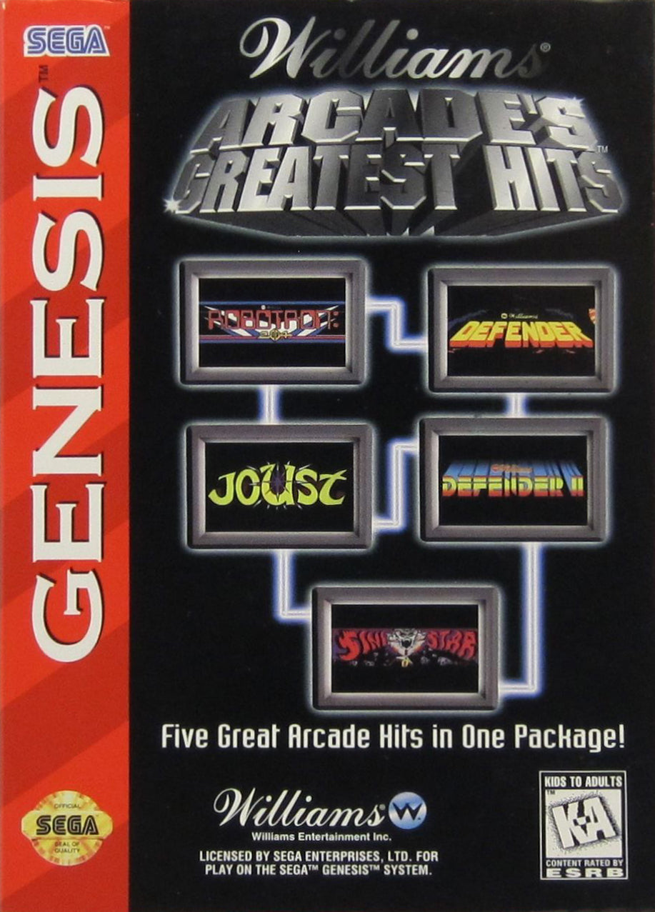 Grandes éxitos de Williams Arcade (Sega Genesis)