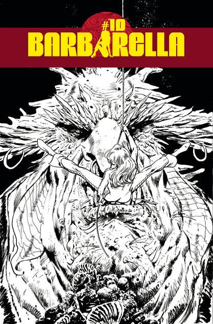 Barbarella #10 F 1:10 Butch Guice B&W Variant GGA (06/01/2022) Dynamite