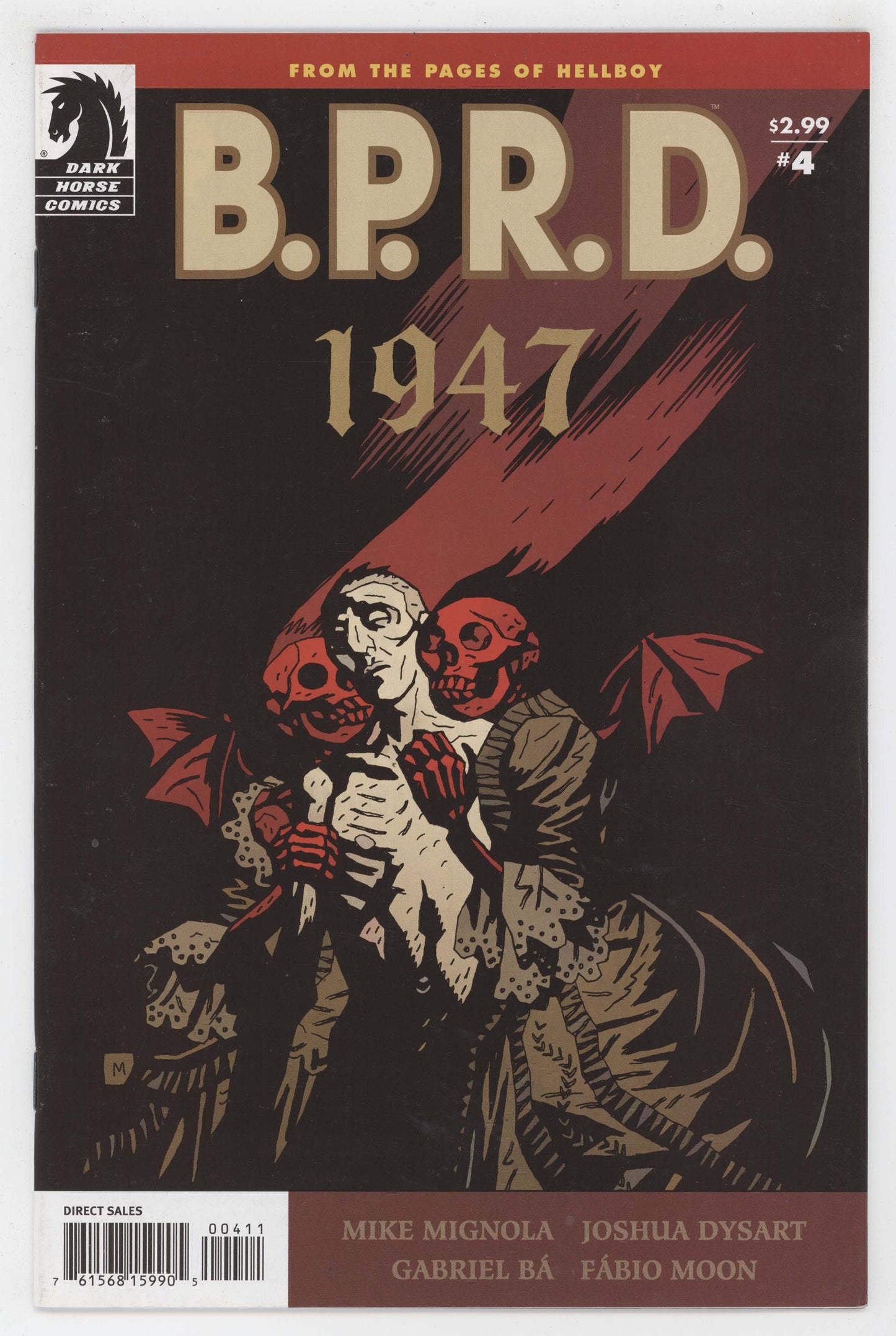 BPRD 1947 4 Dark Horse 2009 NM Mike Mignola B.P.R.D.