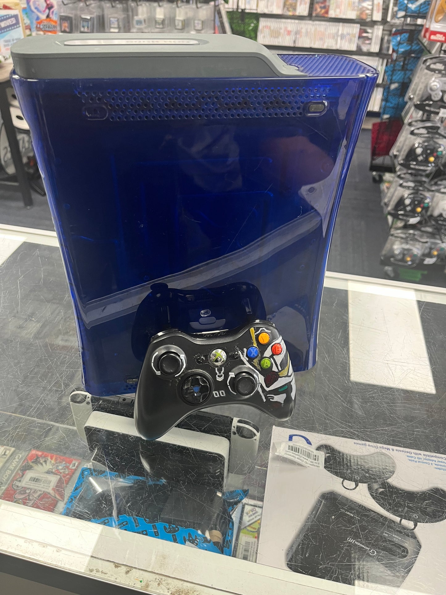 Custom Shelled Blue 60GB Xbox 360 (Xbox 360)