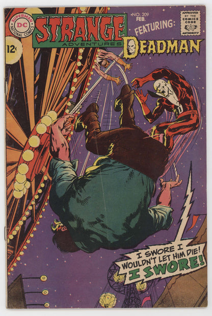 Strange Adventures 209 DC 1968 VG FN Neal Adams Deadman