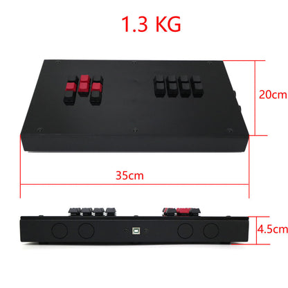 RAC-J800KK-8D 8 Directions Mechanical Keyboard Arcade Joystick WASD Fightstick For PS4/PS3/Xbox/PC