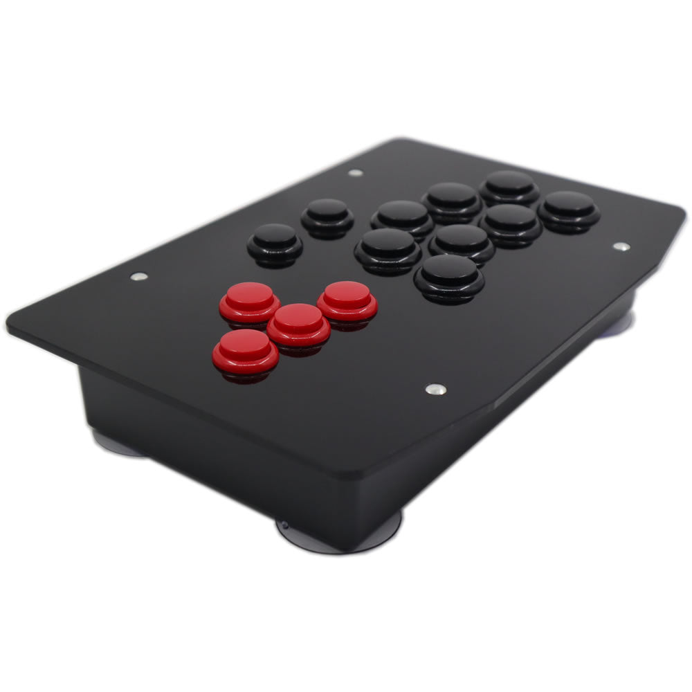 RAC-J500BB All Buttons Arcade Fight Stick Controller Leverless-Style Joystick PC USB