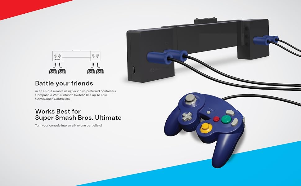 Hyperkin Hyperpodium 4-Port Base for Gamecube Controllers (Nintendo Switch)