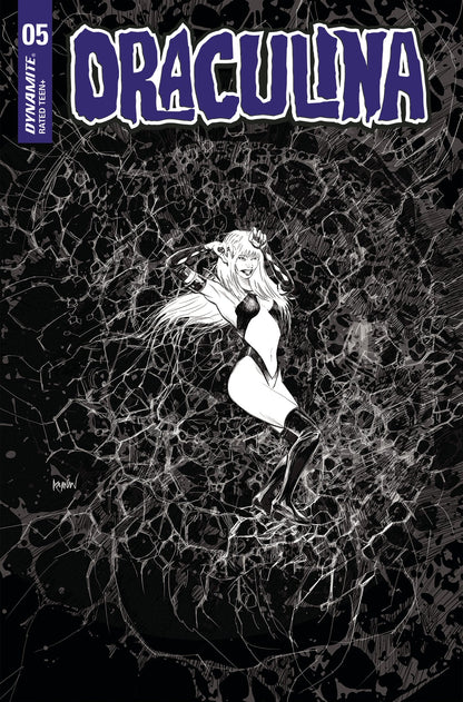 Draculina #5 F 1:10 Rafael Kayanan B&W Variant (08/10/2022) Dynamite