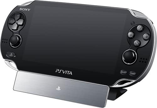 Sony PS Vita 1001 Black w/ 16GB Memory Card & Charging Stand (PS Vita)