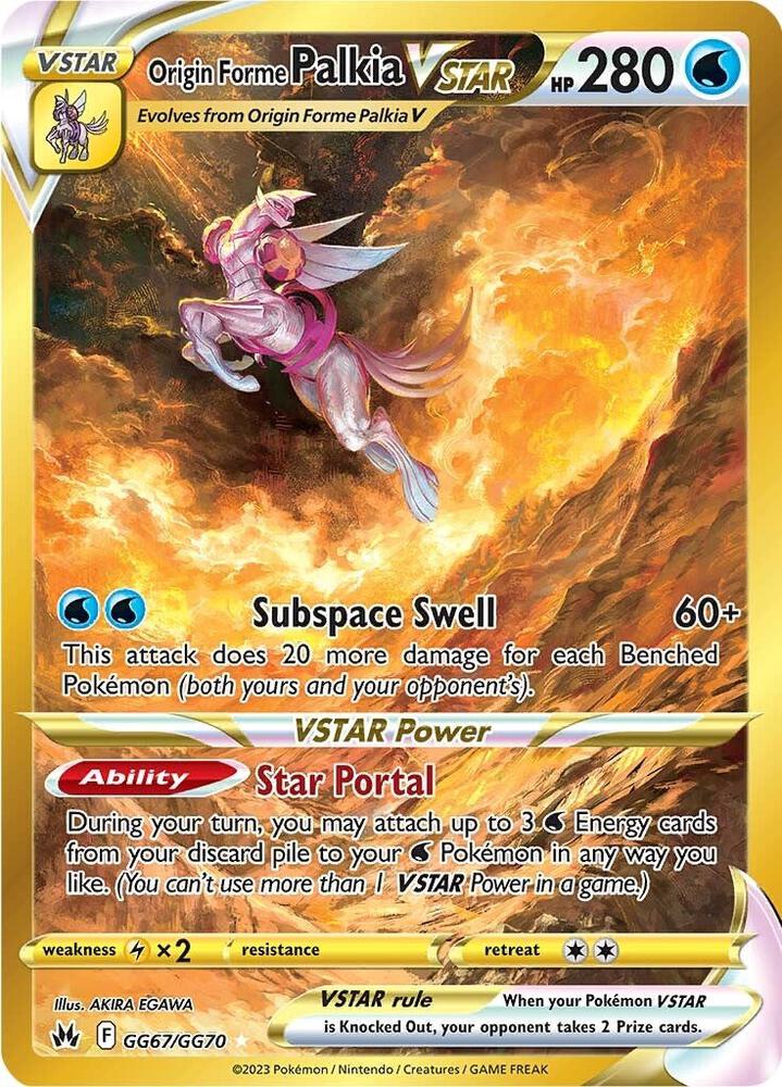 Pokemon TCG: Origin Forme Palkia VSTAR (Secret) - Crown Zenith: Galarian Gallery