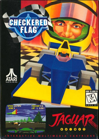 Atari Jaguar System with Checkered Flag (Atari Jaguar)