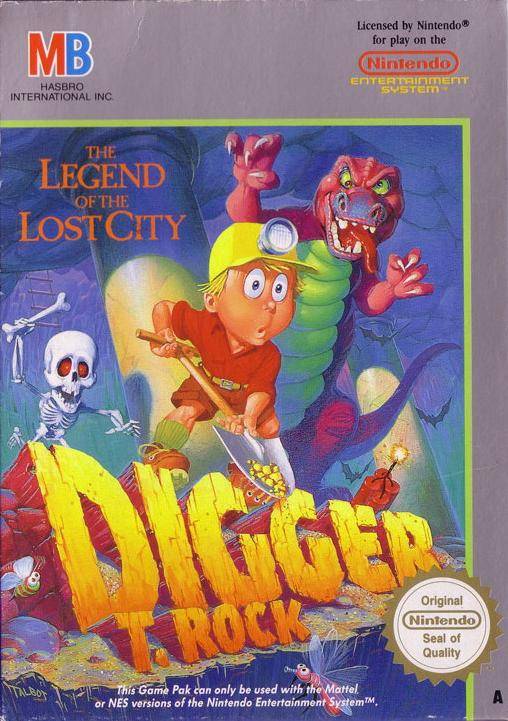 Digger T. Rock: The Legend of the Lost City (Nintendo NES)