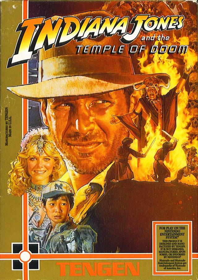 Indiana Jones and the Temple Of Doom (Tengen) (Nintendo NES)