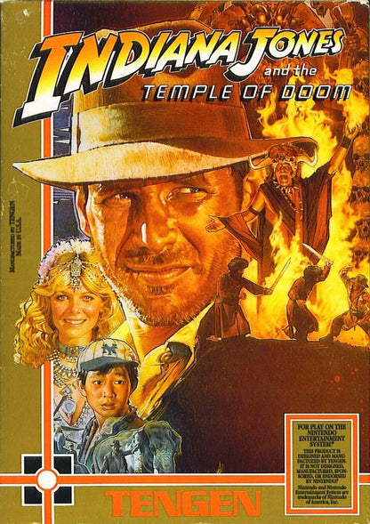 Indiana Jones y el templo maldito (Tengen) (Nintendo NES)