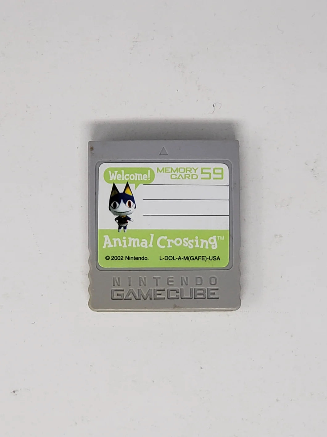 Animal Crossing Memory Card (GameCube)