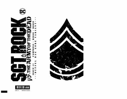 Dc Horror Presents Sgt Rock Vs The Army Of The Dead #1 (Of 6) C Frank Quitely Duffle Bag Gore Variant (09/27/2022) Dc