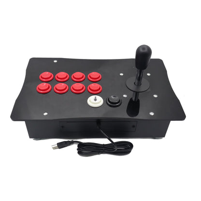 RAC-J500H American Style Arcade Joystick Concave Push Button Metal Case PC USB