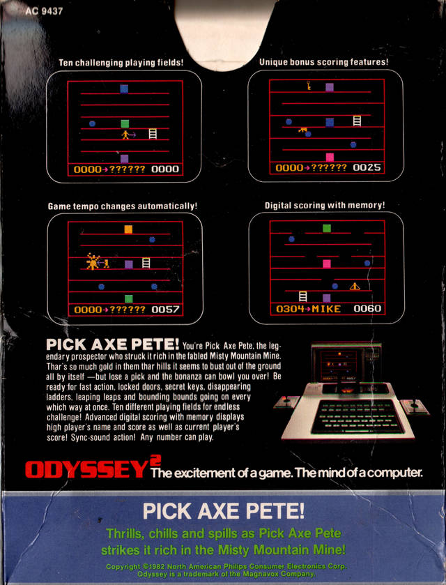 Pick Axe Pete! (Odyssey 2)