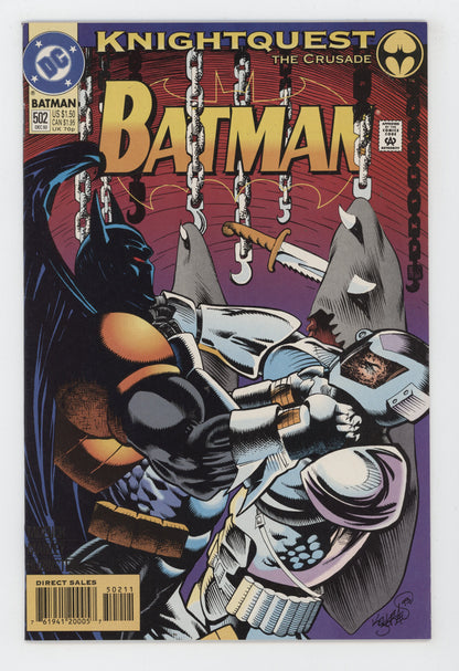Batman 502 DC 1993 Kelley Jones Dough Moench Knightquest Crusade 6