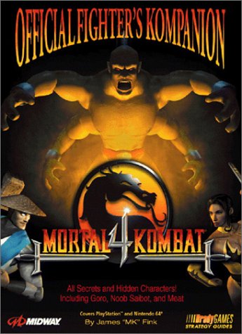 Official Mortal Kombat 4 Fighter's Kompanion (Book)